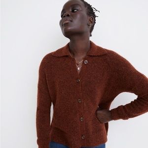 Madewell Carabelle polo cardigan sweater in x-small